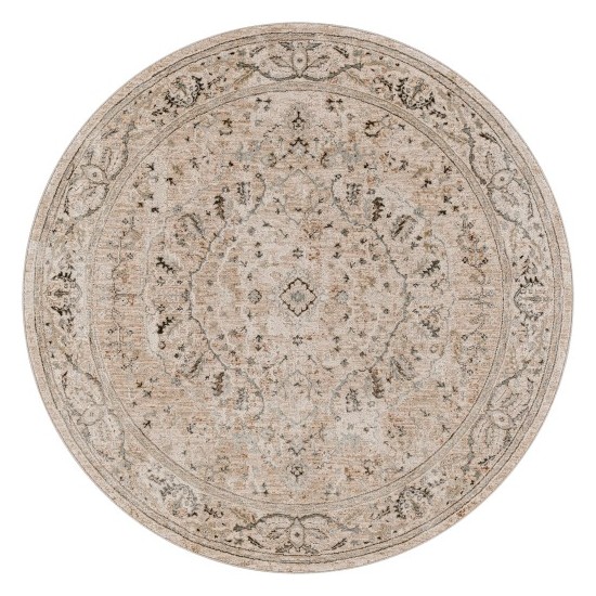 Surya Brunswick Taupe Rug 5'3" Round