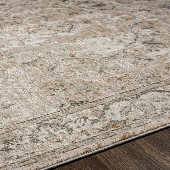 Surya Brunswick Taupe Rug 6'7" Round