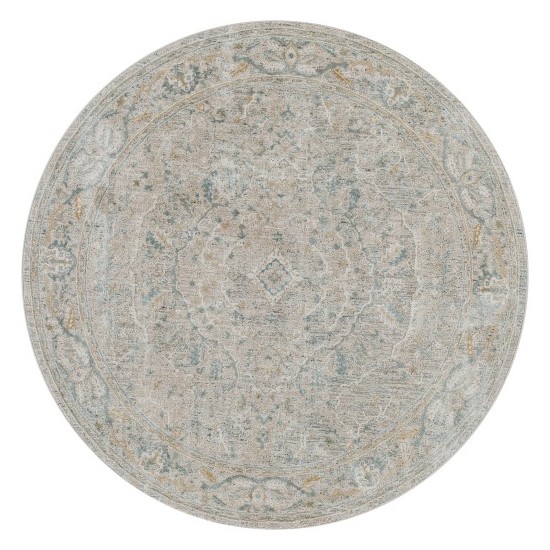 Surya Brunswick Rug 5'3" Round Light Beige