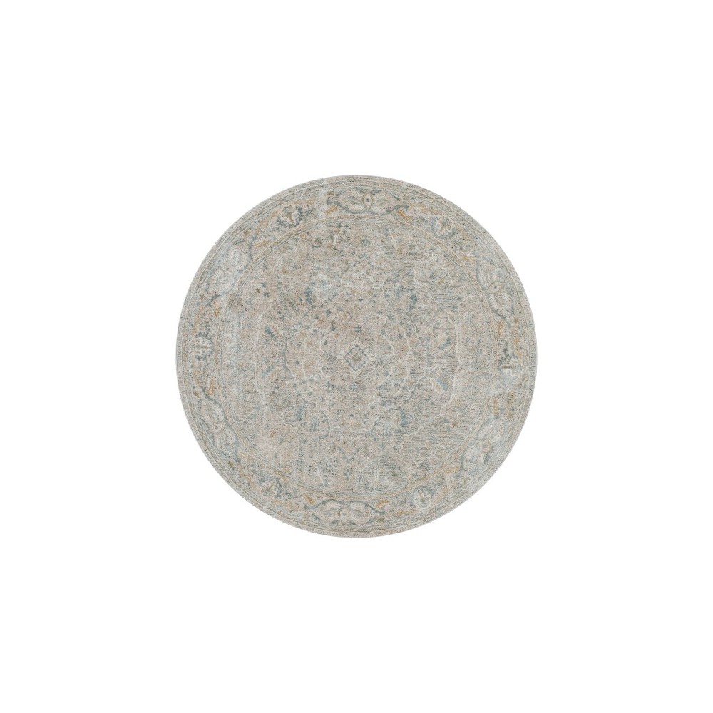 Surya Brunswick Rug 5'3" Round Light Beige Surya Brunswick Rug 5'3" Round Light Beige