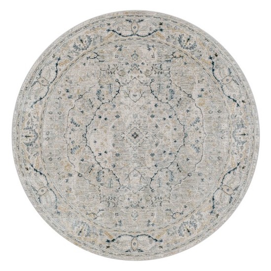 Surya Brunswick Deep Teal Rug 5'3" Round