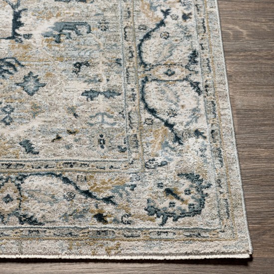 Surya Brunswick Deep Teal Rug 5'3" Round
