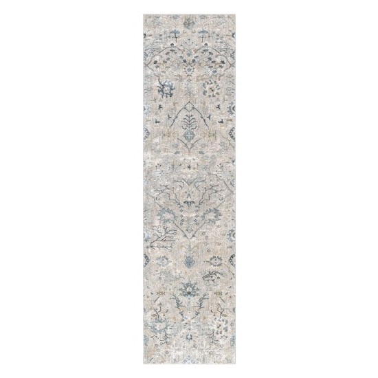 Surya Brunswick Rug 2'7" X 10' (Dusty Sage & Light Beige)