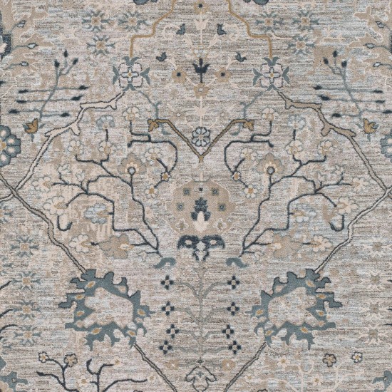 Surya Brunswick Rug 5'3" Round In Dusty Sage