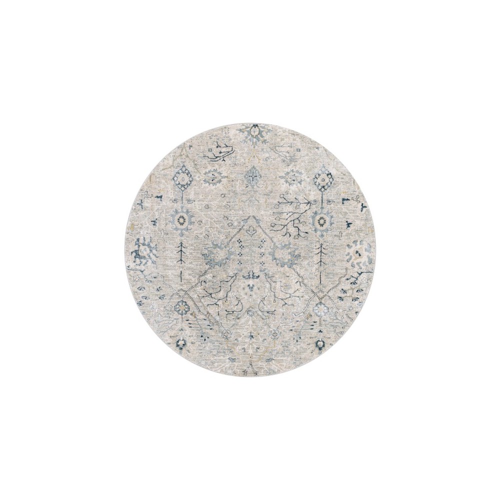 Surya Brunswick Rug 7'10" Round In Dusty Sage