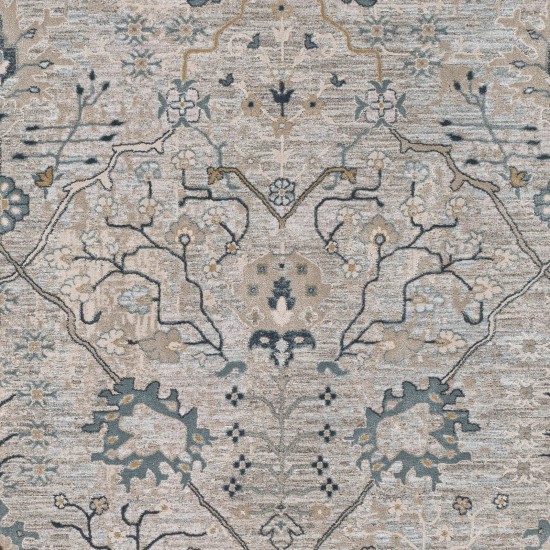 Surya Brunswick Rug 7'10" Round In Dusty Sage