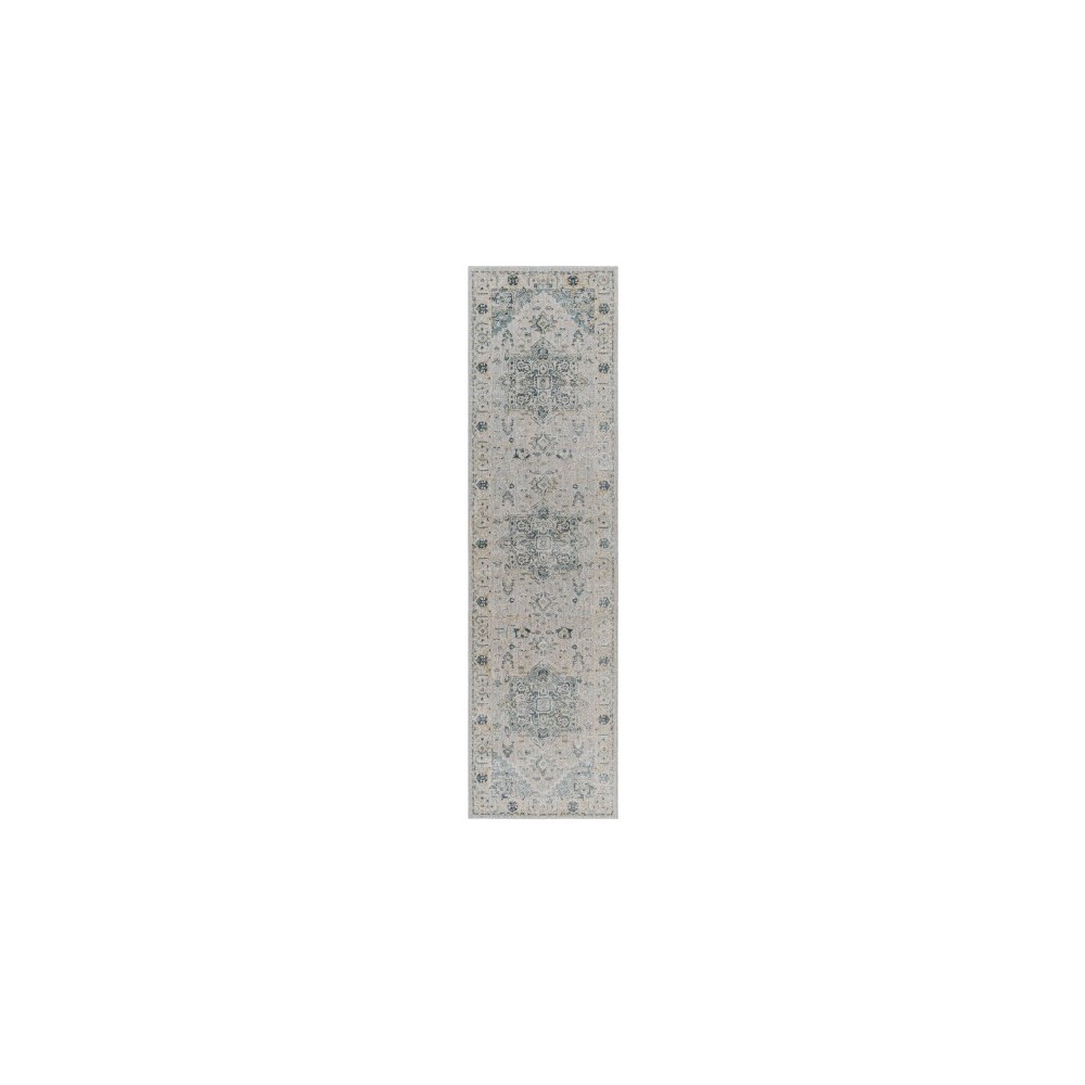 Surya Brunswick Rug 2'7" X 10' - Dusty Sage & Taupe