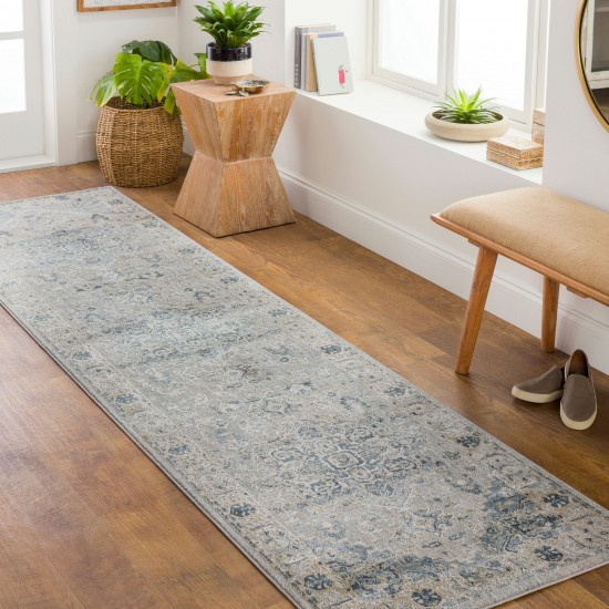 Surya Brunswick Rug 2'7" X 10' - Dusty Sage & Taupe