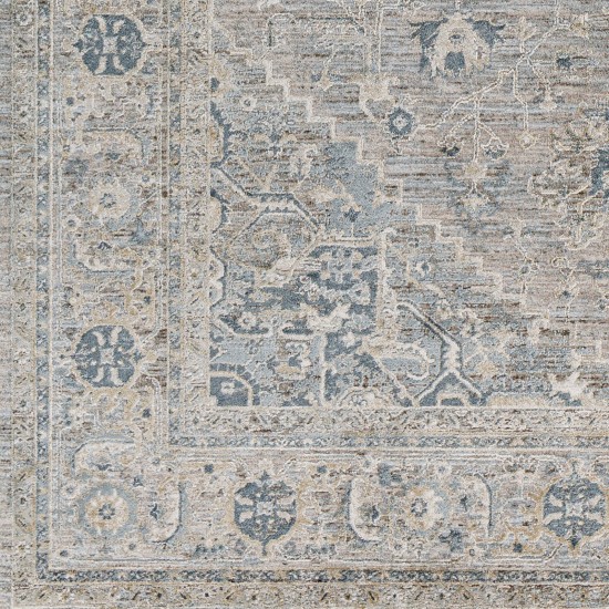 Surya Brunswick Rug 2'7" X 10' - Dusty Sage & Taupe