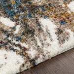 Surya Celestial Shag Rug 6'7" X 9' Cream