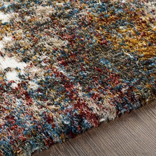 Surya Celestial Shag Teal Rug 5'3" X 7'