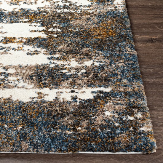 Surya Celestial Shag Light Blue Rug 6'7" X 9'