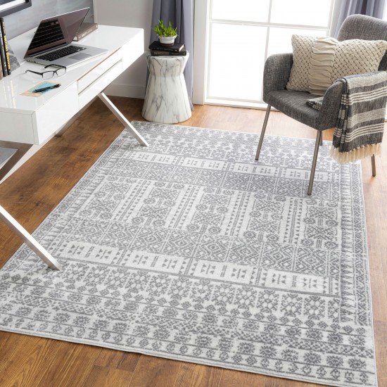 Surya Cesar Rug 5'3" X 7' - Gray & Light Gray