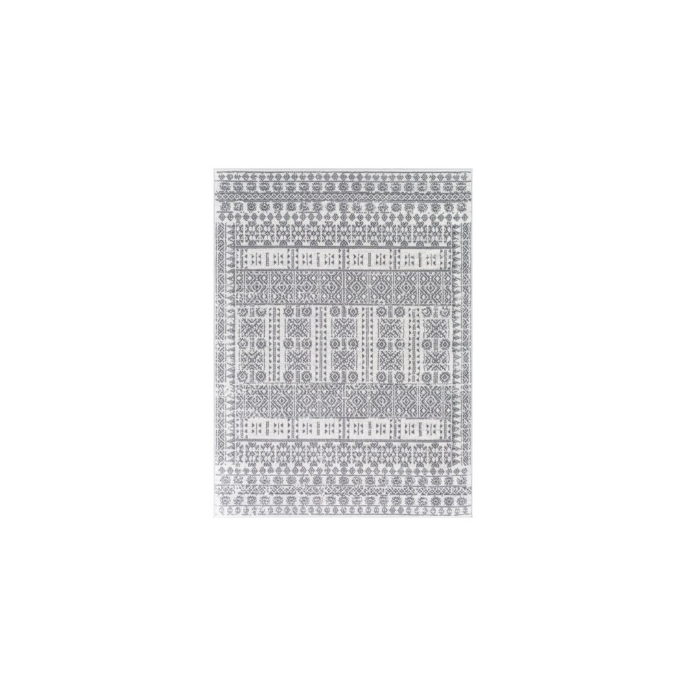 Surya Cesar Rug 6'7" X 9' - Gray & Light Gray