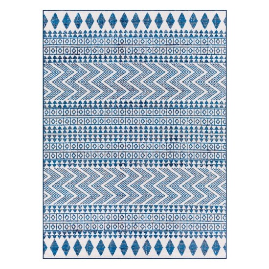 Surya Cesar Rug 5'3" X 7' - Blue & Off-White