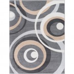 Surya Cesar Rug 5'3" X 7' - Charcoal & Navy