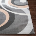 Surya Cesar Rug 5'3" X 7' - Charcoal & Navy