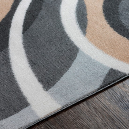 Surya Cesar Rug 5'3" X 7' - Charcoal & Navy