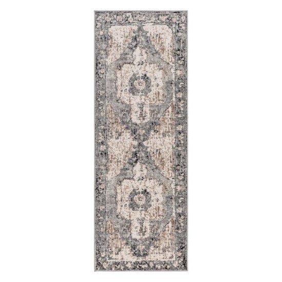 Surya Chelsea Charcoal Rug 2'7" X 7'3"