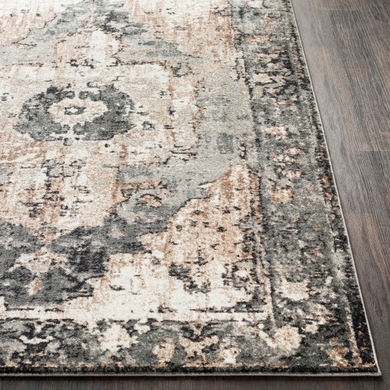 Surya Chelsea Charcoal Rug 2'7" X 7'3"
