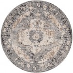 Surya Chelsea Charcoal Rug 5'3" Round