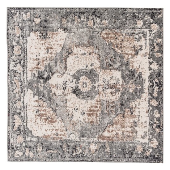 Surya Chelsea Charcoal Rug 5'3" Square