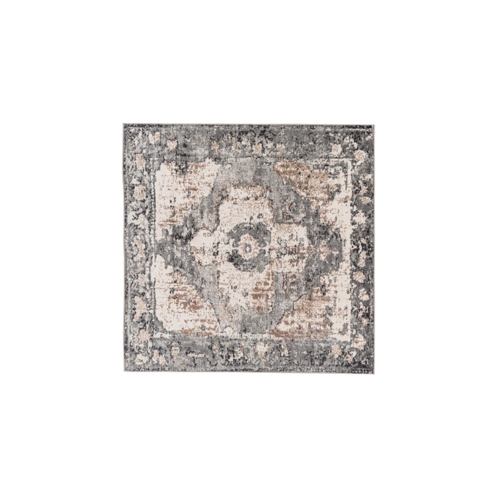 Surya Chelsea Charcoal Rug 6'7" Square