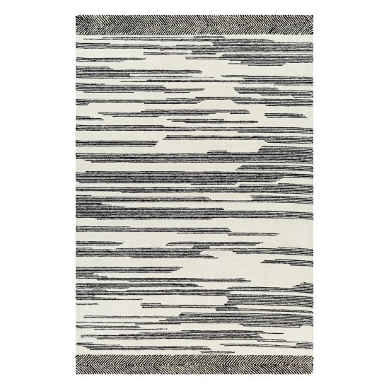 Surya Cherokee Rug 6' X 9' - Black, Cream