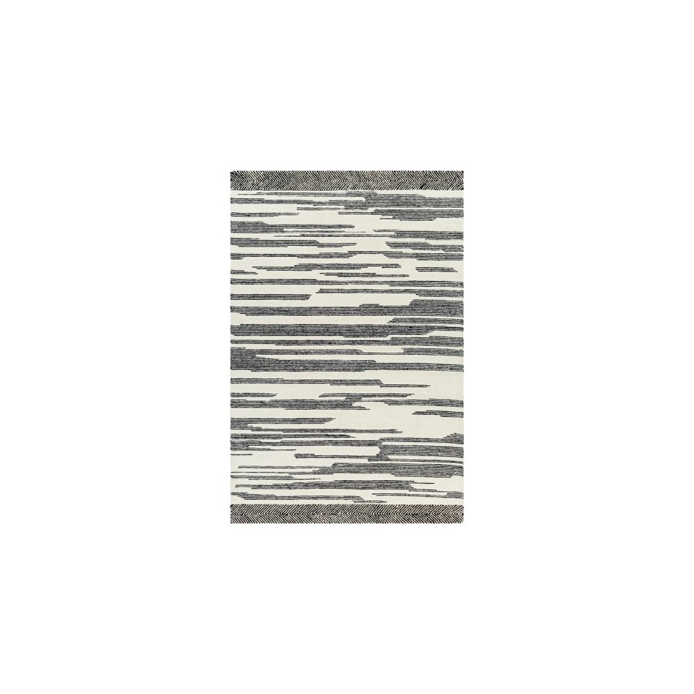 Surya Cherokee Rug 6' X 9' - Black, Cream