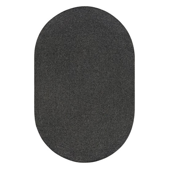 Surya Chesapeake Bay Black Rug 6' X 9' Oval