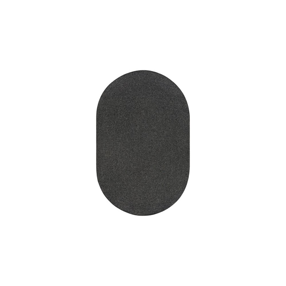 Surya Chesapeake Bay Black Rug 6' X 9' Oval