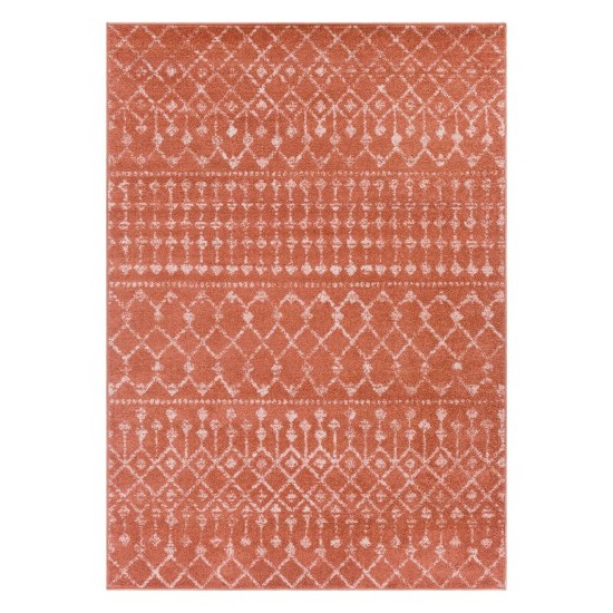 Surya Chester Rug 5'3" X 7'3" - Brick Red, Dusty Coral