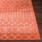 Surya Chester Rug 5'3" X 7'3" - Brick Red, Dusty Coral