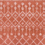 Surya Chester Rug 5'3" X 7'3" - Brick Red, Dusty Coral