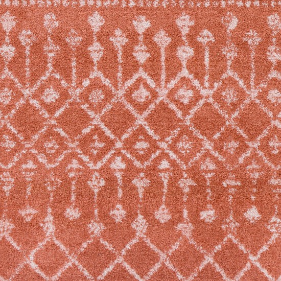 Surya Chester Rug 5'3" X 7'3" - Brick Red, Dusty Coral