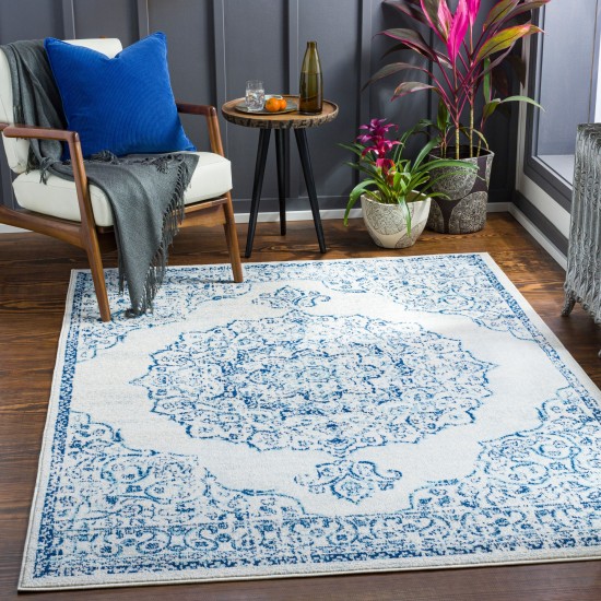 Surya Chester Rug 5'3" X 7'3" - Blue, Light Blue