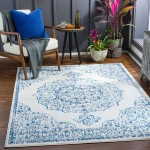 Surya Chester Rug 6'7" X 9' - Blue, Light Blue