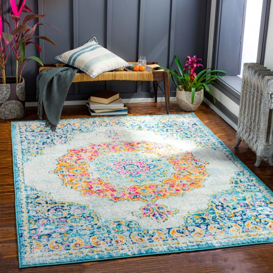 Surya Chester Light Blue Rug 5'3" X 7'3"