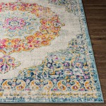 Surya Chester Light Blue Rug 6'7" X 9'