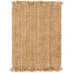 Surya Chunky Naturals Light Brown Rug 2'6" X 8'