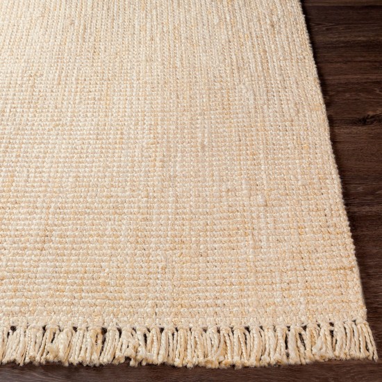 Surya Chunky Naturals Cream Rug 2'6" X 10'