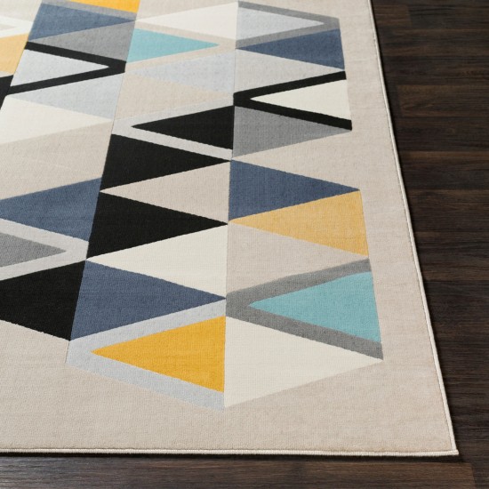 Surya City Rug 6'7" X 9' - Mustard