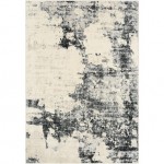 Surya City Light Rug 5'3" X 7'3" (Black, Gray)