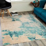 Surya City Light Aqua Rug 5'3" X 7'3"