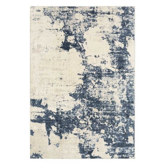 Surya City Light Rug 5'3" X 7'3" - Navy, Black