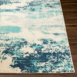 Surya City Light Rug 5'3" X 7'3" - Navy, Aqua