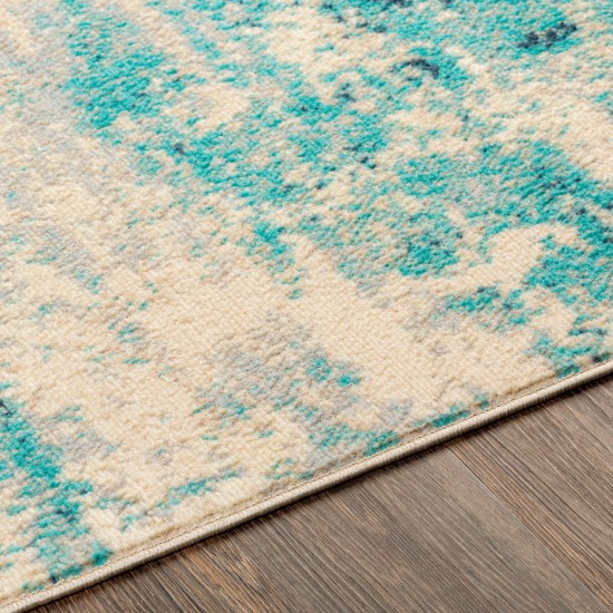Surya City Light Rug 5'3" X 7'3" - Navy, Aqua