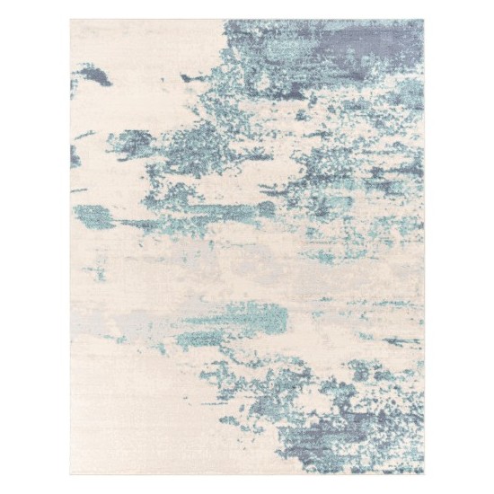 Surya City Light Rug 7'10" X 10' - Navy, Aqua