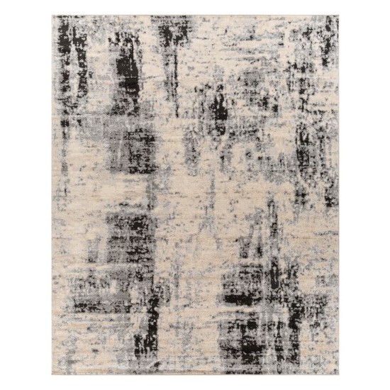 Surya City Light Rug 7'10" X 10' (Black, Gray)