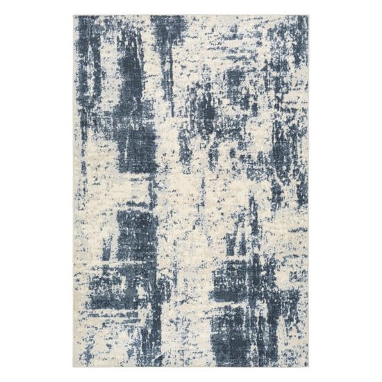 Surya City Light Rug 6'7" X 9' (Navy, Black)